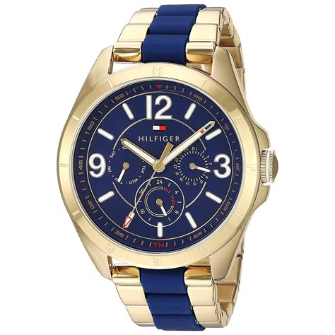 tommy hilfigure gold watch.